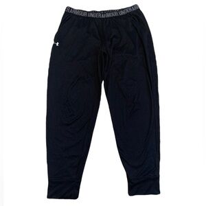 Under Armour Black Loose Fit Athletic Pants | Size LG